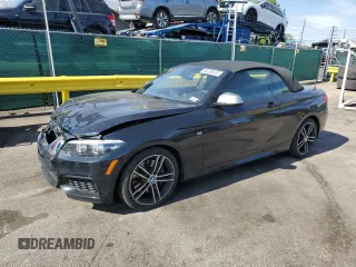 2019 BMW 2 Series M240i z VIN WBA2N1C56KVC28503, wystawiony jako Copart lot #58238975 z przebiegiem 33 271 mil mil oraz Szkoda całkowita • Salvage title. Historia ofert i sprzedaży dostępna na DreamBid. Obrazek 1.