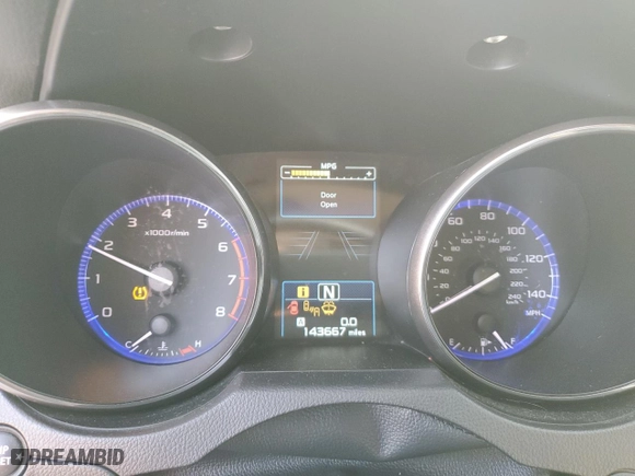 2017 Subaru Outback Premium with VIN 4S4BSAFC1H3261654, listed as a Copart auction lot 49523945 with 143,667 mi miles and Salvage Title. Bid and sale history available at carsss.com. Image 9.
