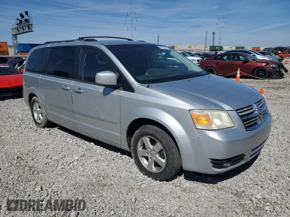 2010 Dodge Grand Caravan SXT with VIN 2D4RN5D17AR307328, listed as a Copart auction lot 49983425 with Not Provided miles and Clean Title. Bid and sale history available at DreamBid. Image 4.