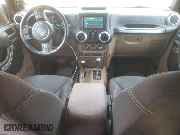 2015 Jeep Wrangler Unlimited Rubicon with VIN 1C4BJWFG3FL667908, listed as a Copart auction lot 89116445 with 75,996 mi miles and Salvage title. Bid and sale history available at DreamBid. Image 8.