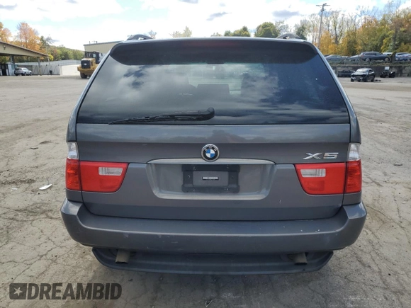 2006 BMW X5 3.0i with VIN 5UXFA13586LY41509, listed as a Copart auction lot 75658944 with 129,324 mi miles and Salvage Title. Bid and sale history available at carsss.com. Image 6.