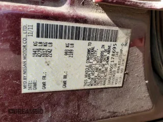 2012 Nissan Altima S with VIN 1N4AL2AP0CC178695, listed as a Copart auction lot 54887855 with 255,085 mi miles and Salvage Title. Bid and sale history available at DreamBid. Image 12.