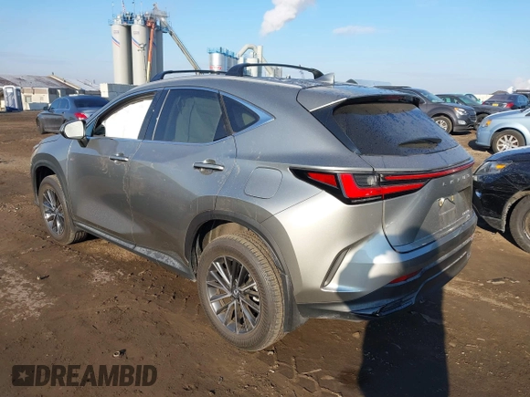 2024 Lexus NX with VIN 2T2AGCEZ7RC039708, listed as a IAAI auction lot 41343689 with 5,314 mi miles. Bid and sale history available at carsss.com. Image 3.