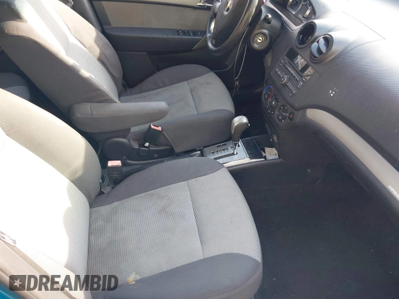 2009 Chevrolet Aveo 1LT with VIN KL1TD66E39B667466, listed as a IAAI auction lot 41719971 with 149,236 mi miles and . Bid and sale history available at DreamBid. Image 5.