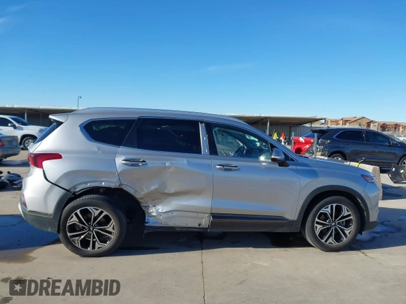 2020 Hyundai Santa Fe Limited with VIN 5NMS53AA6LH301900, listed as a IAAI auction lot 41295933 with 92,359 mi miles and . Bid and sale history available at DreamBid. Image 14.