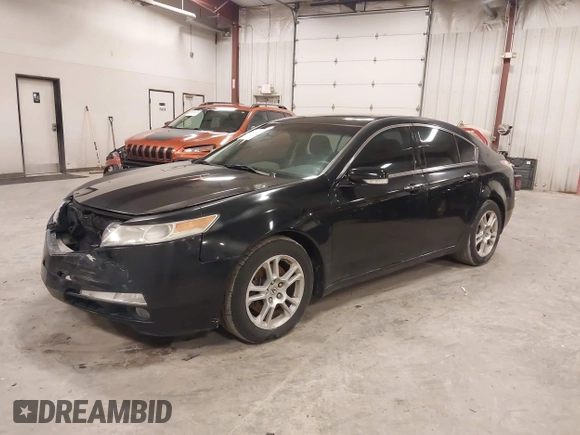 2009 Acura TL Tech with VIN 19UUA86549A015190, listed as a IAAI auction lot 41915341 with 110,527 mi miles. Bid and sale history available at carsss.com. Image 2.