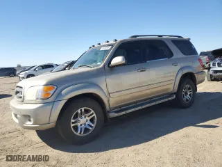 2004 Toyota Sequoia SR5 with VIN 5TDZT34A34S233800, listed as a Copart auction lot 46986385 with 236,549 mi miles and Salvage Title. Bid and sale history available at carsss.com. Image 1.