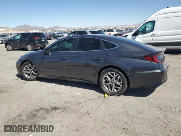 2020 Hyundai Sonata SEL z VIN 5NPEF4JA2LH053244, wystawiony jako Copart lot #50034835 z przebiegiem 93 261 mil mil oraz Szkoda całkowita • Salvage title. Historia ofert i sprzedaży dostępna na DreamBid. Obrazek 2.