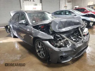 2016 BMW M3 with VIN WBS8M9C58G5D31002, listed as a Copart auction lot 43856904 with 55,300 mi miles. Bid and sale history available at carsss.com. Image 4.