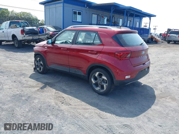 2024 Hyundai Venue SEL with VIN KMHRC8A33RU281461, listed as a IAAI auction lot 41736471 with 23,280 mi miles and . Bid and sale history available at DreamBid. Image 3.