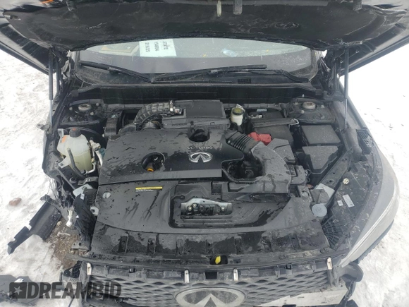 2021 Infiniti QX50 Luxe with VIN 3PCAJ5BB0MF114729, listed as a Copart auction lot 45932295 with Not Provided miles and Salvage Title. Bid and sale history available at DreamBid. Image 13.