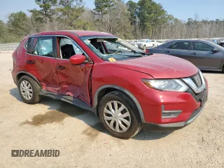 2017 Nissan Rogue S with VIN JN8AT2MT6HW403702, listed as a Copart auction lot 46864555 with 66,035 mi miles and Salvage Title. Bid and sale history available at carsss.com. Image 4.