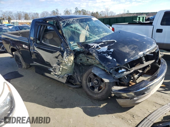 2002 Ford F-150 XL with VIN 1FTRX17W52NB83825, listed as a Copart auction lot 85794444 with 0 mi miles and Salvage Title. Bid and sale history available at carsss.com. Image 4.