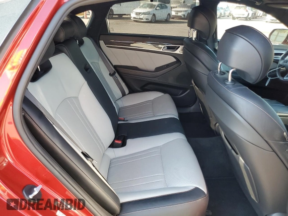 2018 Genesis G80 3.3T Sport with VIN KMHGN4JB9JU285343, listed as a Copart auction lot 75061764 with 133,262 mi miles and Salvage Title. Bid and sale history available at carsss.com. Image 10.