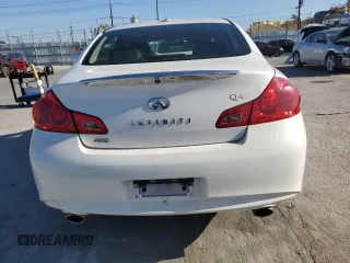 2015 Infiniti Q40 with VIN JN1CV6AR8FM520143, listed as a Copart auction lot 46702005 with 0 mi miles and Salvage Title. Bid and sale history available at carsss.com. Image 6.