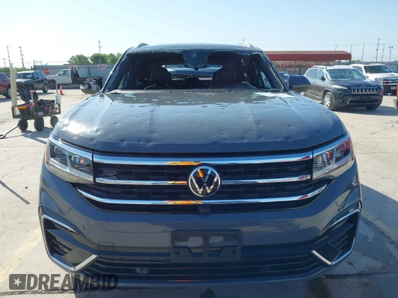2023 Volkswagen Atlas SEL Premium R-Line with VIN 1V2FE2CA0PC224677, listed as a IAAI auction lot 41991931 with 22,620 mi miles and . Bid and sale history available at DreamBid. Image 13.