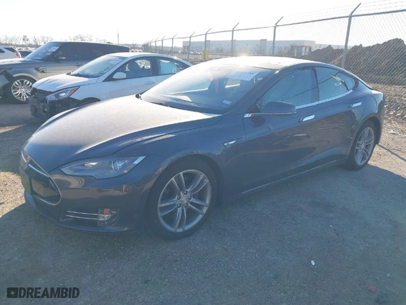 2016 Tesla Model S 90D with VIN 5YJSA1E20GF128496, listed as a IAAI auction lot 41214785 with 126,671 mi miles. Bid and sale history available at carsss.com. Image 2.