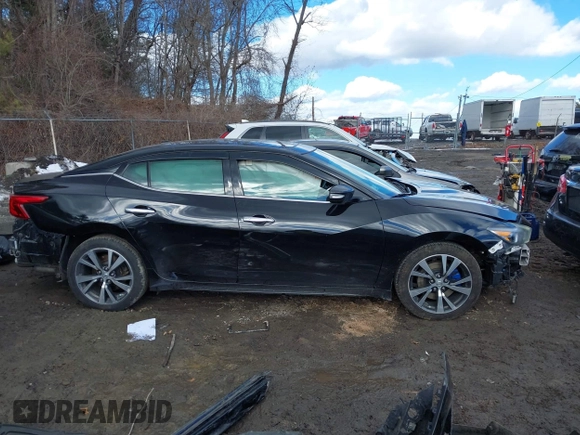 2017 Nissan Maxima SV with VIN 1N4AA6AP0HC396771, listed as a IAAI auction lot 41441040 with 144,489 mi miles. Bid and sale history available at carsss.com. Image 14.