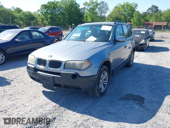 2005 BMW X3 3.0i with VIN WBXPA93445WD16297, listed as a IAAI auction lot 42073854 with 216,545 mi miles and . Bid and sale history available at DreamBid. Image 17.