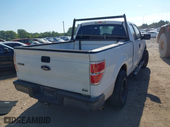 2010 Ford F-150 XL with VIN 1FTFX1CV5AKE80514, listed as a IAAI auction lot 40383433 with 142,072 mi miles. Bid and sale history available at carsss.com. Image 4.