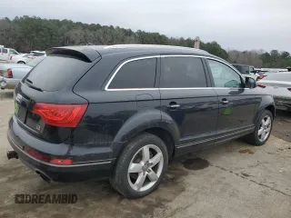 2012 Audi Q7 Premium Plus with VIN WA1LMAFEXCD009290, listed as a Copart auction lot 44557585 with 156,817 mi miles and Clean title. Bid and sale history available at DreamBid. Image 3.