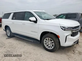 2021 Chevrolet Suburban LT with VIN 1GNSCCKD2MR265366, listed as a Copart auction lot 65439595 with 106,345 mi miles and Salvage title. Bid and sale history available at DreamBid. Image 4.