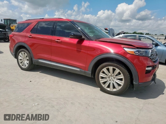 2020 Ford Explorer Limited z VIN 1FMSK8FH2LGD03528, wystawiony jako Copart lot #62380955 z przebiegiem 53 991 mil mil oraz Szkoda całkowita • Salvage title. Historia ofert i sprzedaży dostępna na DreamBid. Obrazek 4.
