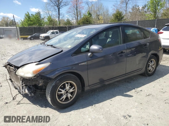 2010 Toyota Prius II with VIN JTDKN3DU5A0244933, listed as a Copart auction lot 53178125 with 236,124 mi miles and Salvage Title. Bid and sale history available at carsss.com. Image 1.
