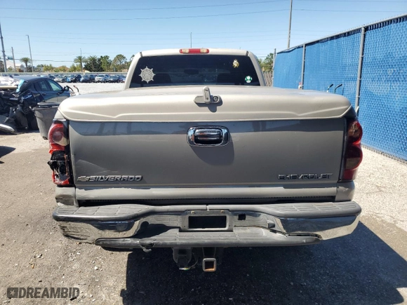 2005 Chevrolet Silverado 1500 Work Truck with VIN 1GCEC19X05Z291296, listed as a Copart auction lot 48926825 with 282,858 mi miles and Salvage Title. Bid and sale history available at carsss.com. Image 6.