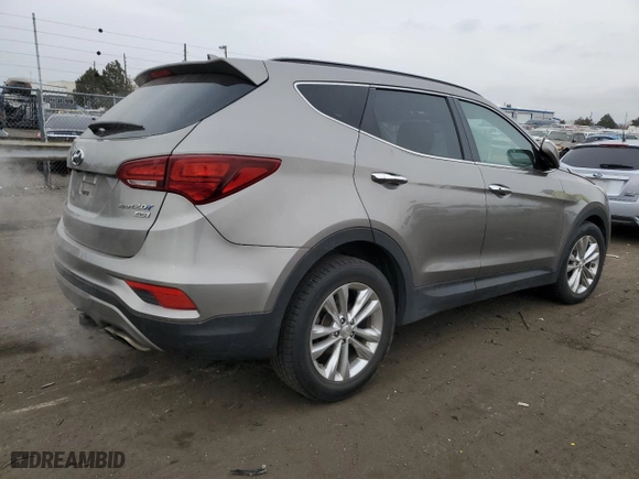 2018 Hyundai Santa Fe Sport Limited with VIN 5XYZUDLA0JG519441, listed as a Copart auction lot 82035893 with 69,802 mi miles. Bid and sale history available at carsss.com. Image 3.