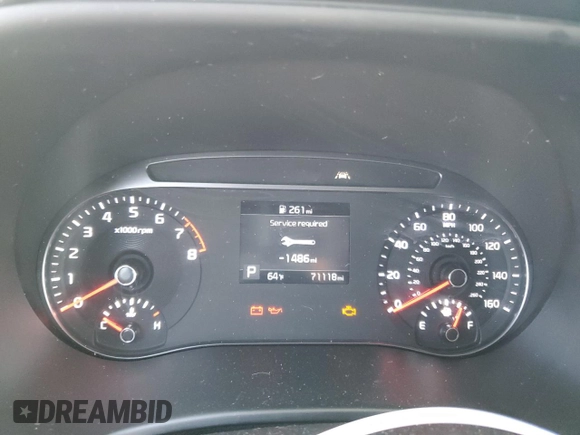 2021 Kia Soul S with VIN KNDJ23AU5M7776767, listed as a Copart auction lot 48432445 with 71,118 mi miles and Salvage Title. Bid and sale history available at DreamBid. Image 9.