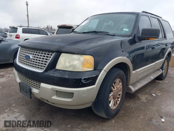 2006 Ford Expedition Eddie Bauer with VIN 1FMPU17576LA05399, listed as a IAAI auction lot 41432779 with 223,738 mi miles. Bid and sale history available at carsss.com. Image 2.