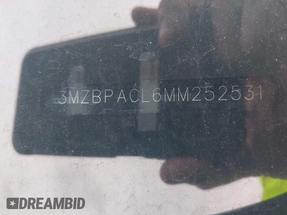 2021 Mazda 3 Preferred with VIN 3MZBPACL6MM252531, listed as a IAAI auction lot 42145811 with 35,869 mi miles and . Bid and sale history available at DreamBid. Image 9.