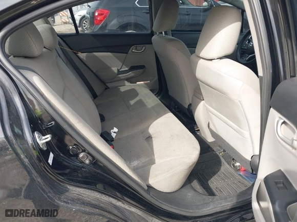 2013 Honda Civic Sdn LX with VIN 2HGFB2F52DH553996, listed as a IAAI auction lot 41851566 with 131,508 mi miles. Bid and sale history available at carsss.com. Image 8.