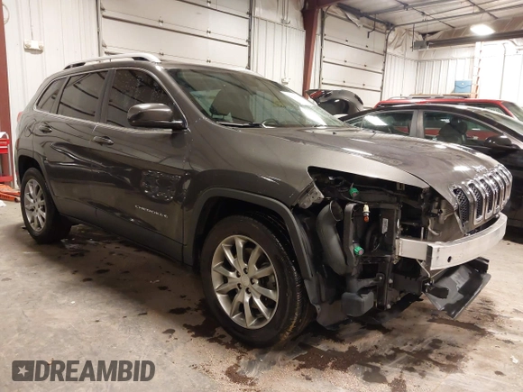 2018 Jeep Cherokee Limited with VIN 1C4PJMDX7JD535623, listed as a IAAI auction lot 41824338 with 99,992 mi miles. Bid and sale history available at carsss.com. Image 1.