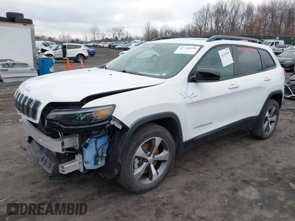 2022 Jeep Cherokee Limited with VIN 1C4PJMDX6ND550698, listed as a IAAI auction lot 41238598 with 18,006 mi miles and . Bid and sale history available at DreamBid. Image 2.