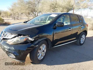 2013 Nissan Murano SL with VIN JN8AZ1MU1DW201782, listed as a IAAI auction lot 41653993 with 134,976 mi miles. Bid and sale history available at carsss.com. Image 6.