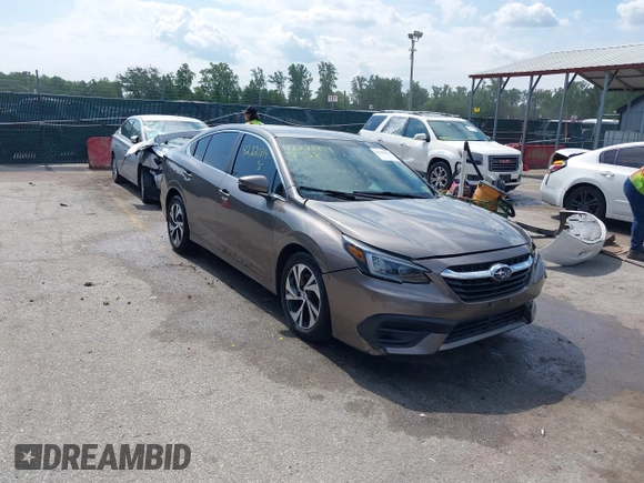 2021 Subaru Legacy Premium with VIN 4S3BWAC6XM3003098, listed as a IAAI auction lot 42221814 with 85,801 mi miles and . Bid and sale history available at DreamBid. Image 1.