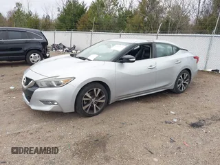 2016 Nissan Maxima SV with VIN 1N4AA6APXGC392029, listed as a IAAI auction lot 41729299 with 135,572 mi miles and . Bid and sale history available at DreamBid. Image 2.
