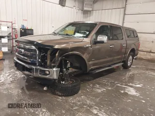2015 Ford F-150 XLT with VIN 1FTEW1EG8FKD90178, listed as a IAAI auction lot 41163598 with 183,308 mi miles. Bid and sale history available at carsss.com. Image 2.