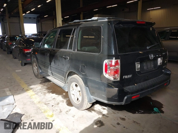 2007 Honda Pilot EX-L with VIN 2HKYF18647H504953, listed as a IAAI auction lot 41750435 with 186,097 mi miles and . Bid and sale history available at DreamBid. Image 3.