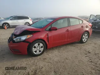 2016 Kia Forte LX with VIN KNAFK4A62G5466604, listed as a Copart auction lot 46721115 with 63,062 mi miles and Salvage Title. Bid and sale history available at carsss.com. Image 1.