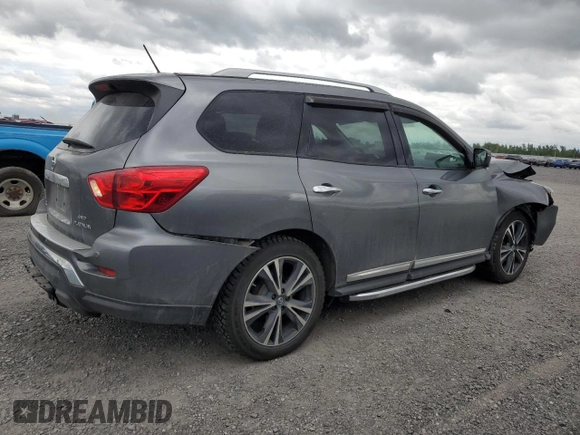 2018 Nissan Pathfinder SV with VIN 5N1DR2MM2JC646202, listed as a Copart auction lot 61668565 with 225,370 mi miles and Salvage title. Bid and sale history available at DreamBid. Image 3.