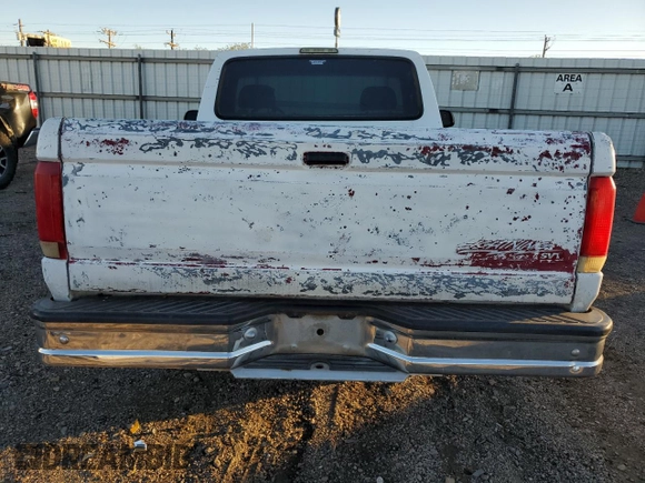 1995 Ford F-150 with VIN 2FTEF15N3SCA45637, listed as a Copart auction lot 84679054 with 0 mi miles and Salvage Title. Bid and sale history available at carsss.com. Image 6.