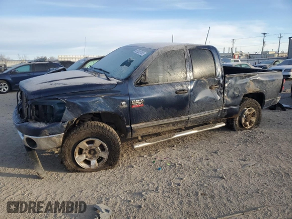 2007 Dodge Ram 2500 SLT with VIN 3D7KS28C07G747784, listed as a Copart auction lot 41335785 with 0 mi miles and Clean Title. Bid and sale history available at carsss.com. Image 1.
