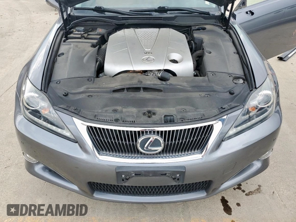2012 Lexus IS 350 C с VIN JTHFE2C20C2507458, выставлен на аукционе Copart как лот 58151625 с пробегом 65 771 миль миль и Списание • Salvage title. История ставок и продаж доступна на DreamBid. Изображение 11.