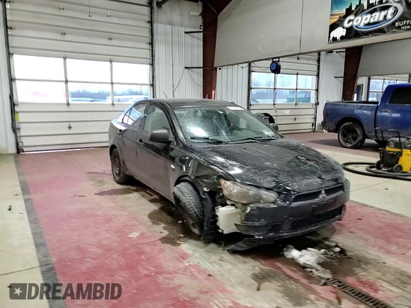 2010 Mitsubishi Lancer DE with VIN JA32U1FU5AU017835, listed as a Copart auction lot 87632195 with 122,600 mi miles and Salvage Title. Bid and sale history available at carsss.com. Image 10.