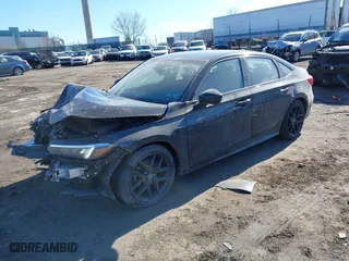 2024 Honda Civic Sedan Sport with VIN 2HGFE2F50RH563568, listed as a IAAI auction lot 41629367 with 12,146 mi miles. Bid and sale history available at carsss.com. Image 18.