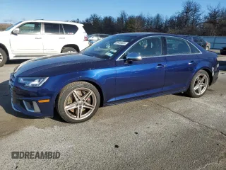 2019 Audi S4 Premium Plus with VIN WAUB4AF45KA106614, listed as a Copart auction lot 85438034 with 31,229 mi miles and Non Repairable. Bid and sale history available at carsss.com. Image 1.