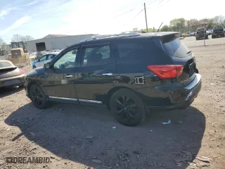 2017 Nissan Pathfinder S with VIN 5N1DR2MM5HC672187, listed as a Copart auction lot 54257755 with 114,928 mi miles and Clean Title. Bid and sale history available at carsss.com. Image 2.